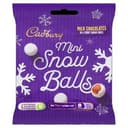 Cadbury Chocolate Mini Snowballs Bag 80g