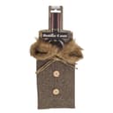 Bottle coat, fur collar, 17 x 24 cm, 2 assorted