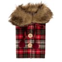Bottle coat, fur collar, 17 x 24 cm, 2 assorted