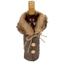 Bottle coat, fur collar, 17 x 24 cm, 2 assorted