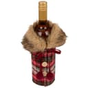 Bottle coat, fur collar, 17 x 24 cm, 2 assorted