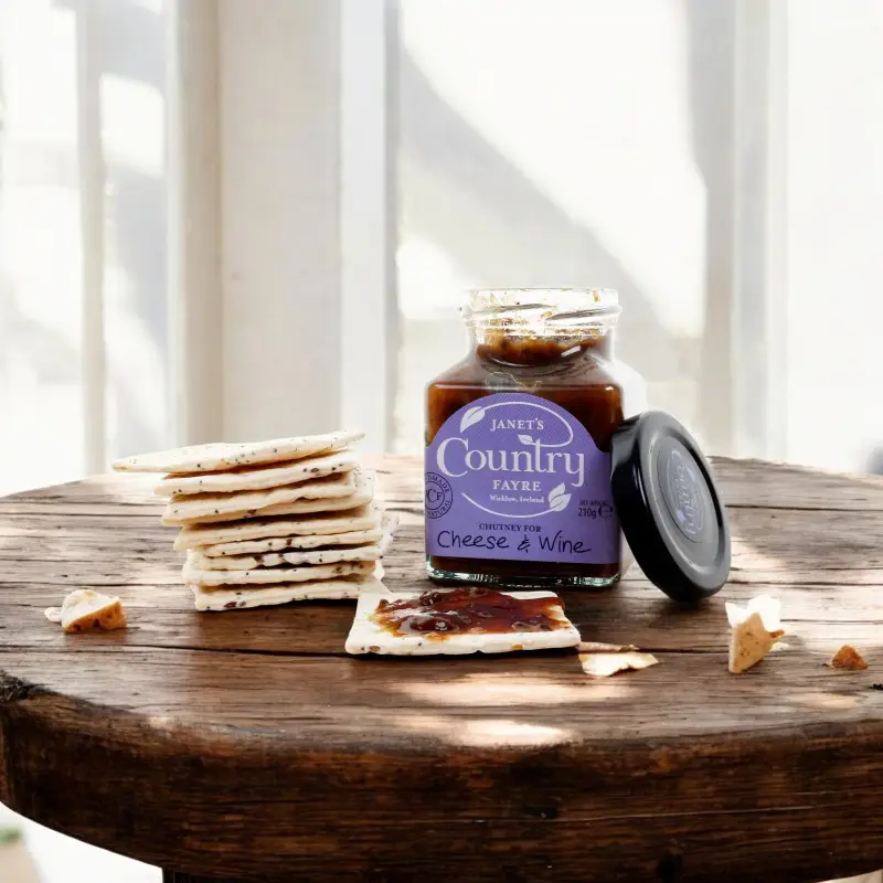 Janet's Country Fayre Chutney For Cheese & Wine 210g