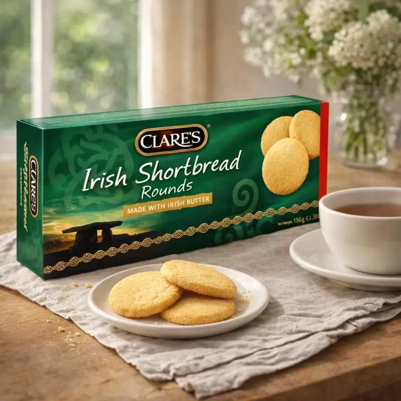 Clare's Irish Shortbread Rounds 135g - AI Generated