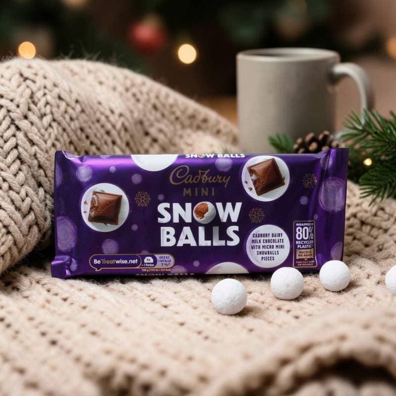 Cadbury Mini Snowballs Bar 110g