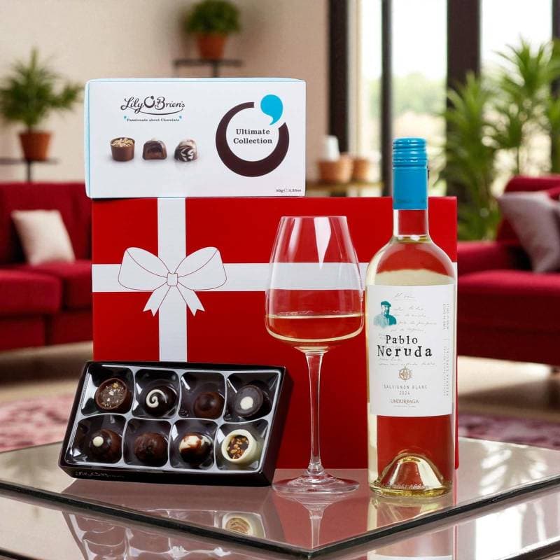 White Wine & Chocolate Gift Hamper