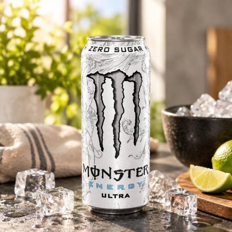 Monster Energy Zero Ultra White 500 ml - AI Generated